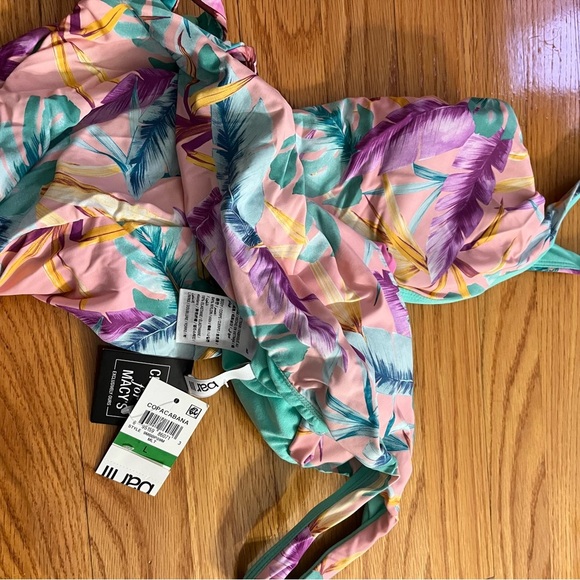 NWT BAR lll Copacabana Printed Twist Front One Piece Swimsuit - Picture 4 of 4